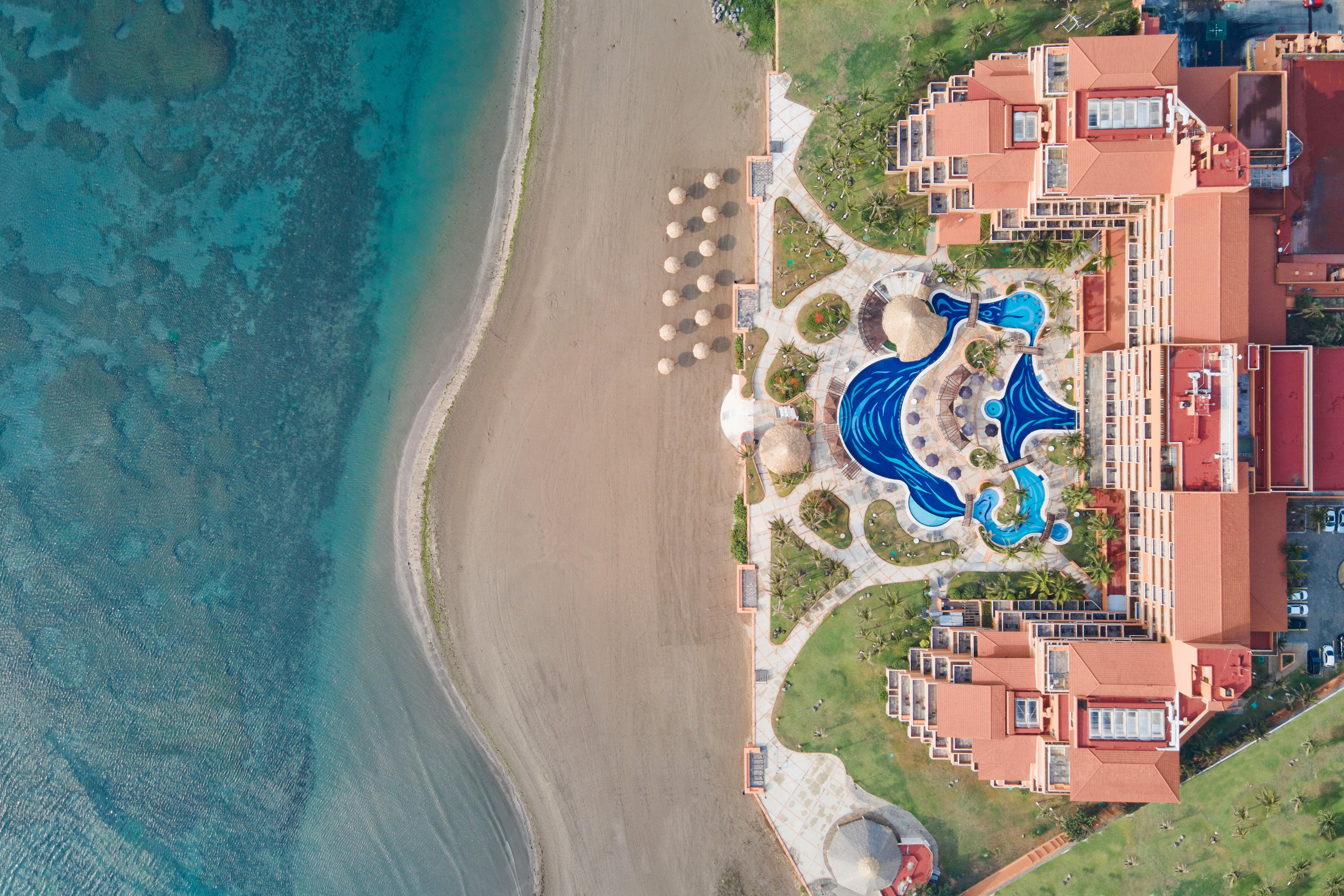 Grand Fiesta Americana Веракрус Екстер'єр фото Aerial view of the resort